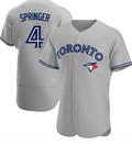 George Springer Toronto Blue Jays #4 Black 2024 City Connect Limited Stitched Baseball Jersey
