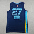 Men's Memphis Grizzlies #27 Cameron Boozer Navy Swingman Jersey - Icon Edition