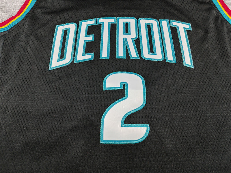 Men's Detroit Pistons #2 Cade Cunningham Nike City Edition Swingman Jersey