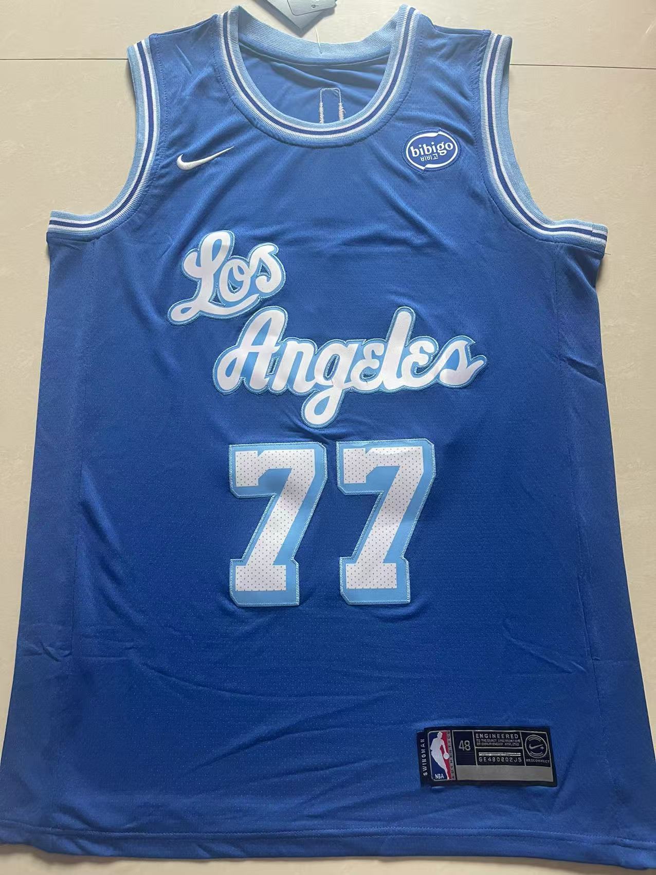 Luka Dončič Los Angeles Lakers Men's #77 2025 Statement Edition Authentic Jersey - Black