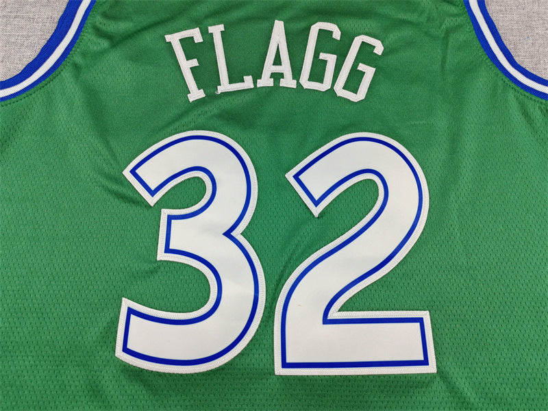 Men's Dallas Mavericks #2 Cooper Flagg Nike Classic Edition Green Swingman Jersey