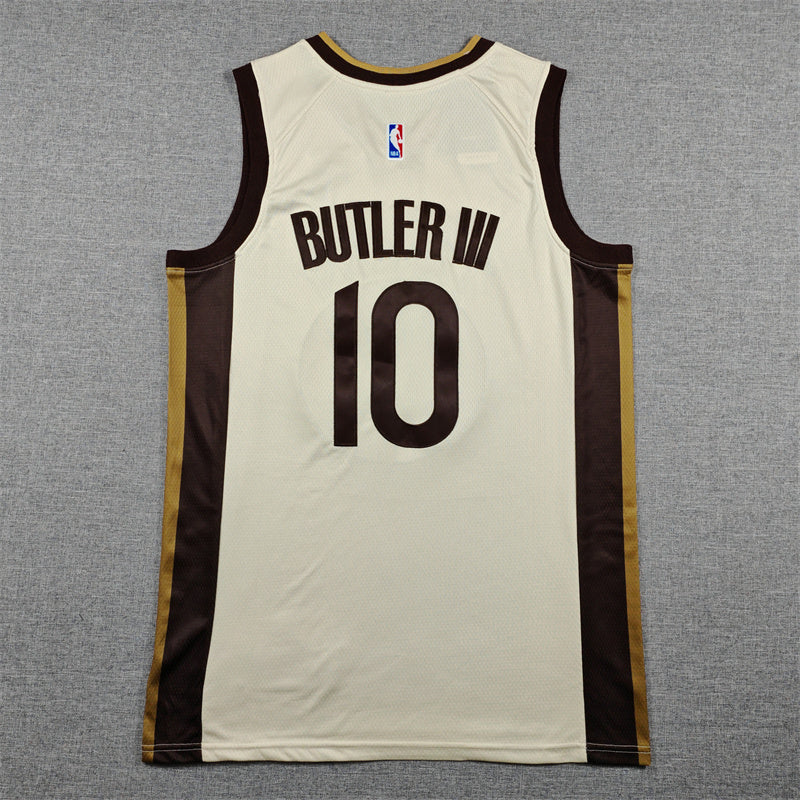 Men's Golden State Warriors #10 Jimmy Butler City Edition Swingman Jersey
