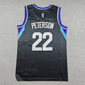 Men's Utah Jazz #22 Darryn Peterson Black Swingman Jersey - Statement Edition