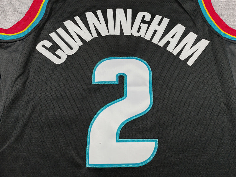 Men's Detroit Pistons #2 Cade Cunningham Nike City Edition Swingman Jersey