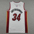 Men's Miami Heat #34 Tre Donaldson Nike Association White Swingman Jersey