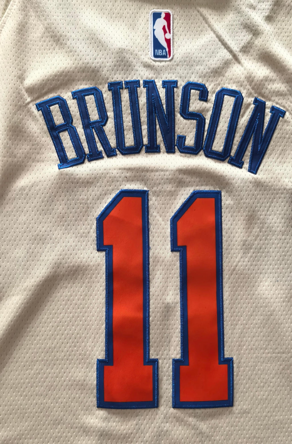 Men's New York Knicks #11 Jalen Brunson Cream 2025/26 Swingman Jersey - City Edition
