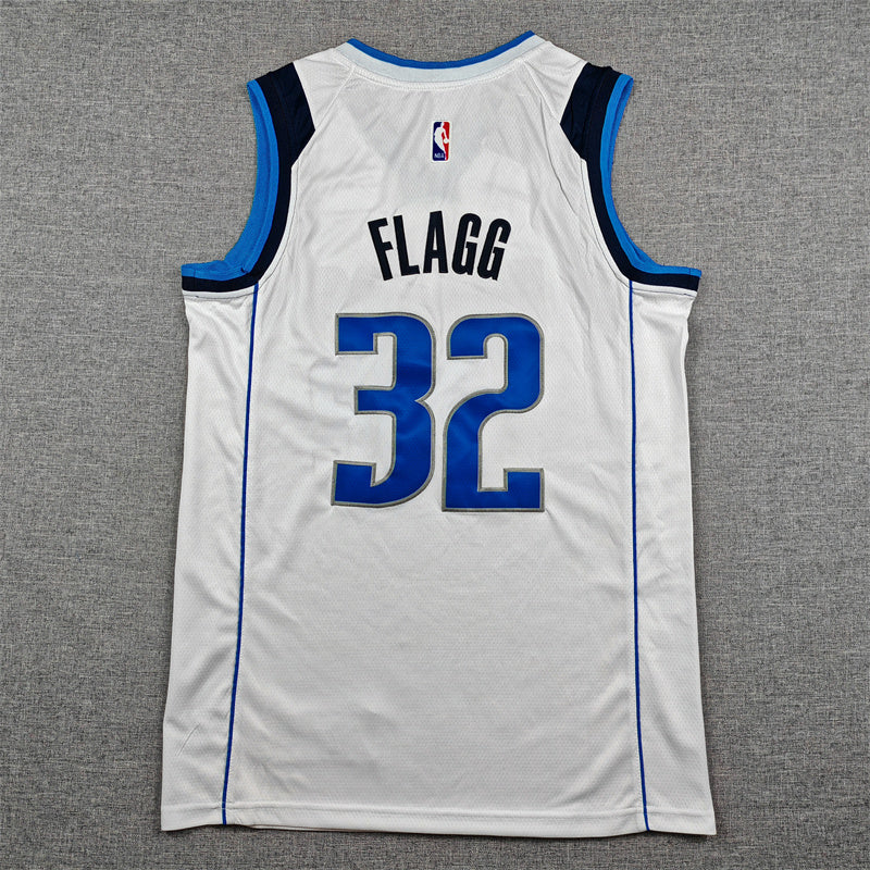 Men's Dallas Mavericks #2 Cooper Flagg White Association Edition Swingman Jersey