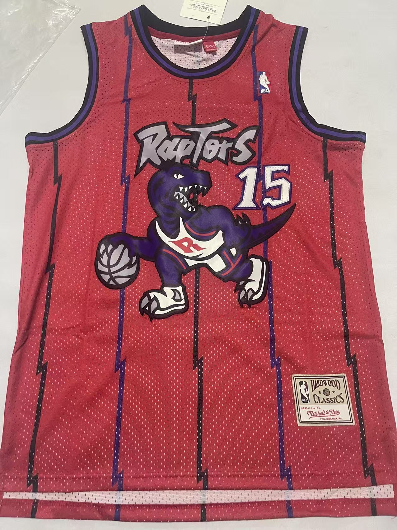 Vince Carter Toronto Raptors Men's #15 Mitchell & Ness 1998 Retro Swingman Jersey
