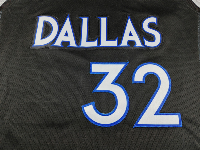 Men's Dallas Mavericks #2 Cooper Flagg Black Basketball Jersey