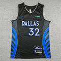 Men's Dallas Mavericks #2 Cooper Flagg Black Basketball Jersey