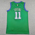 Men's Dallas Mavericks #11 Kyrie Irving Classic Edition Green Swingman Jersey