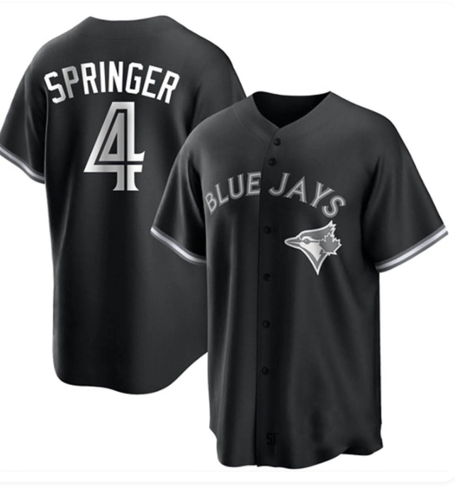 George Springer Toronto Blue Jays #4 Stitched Baseball Jersey