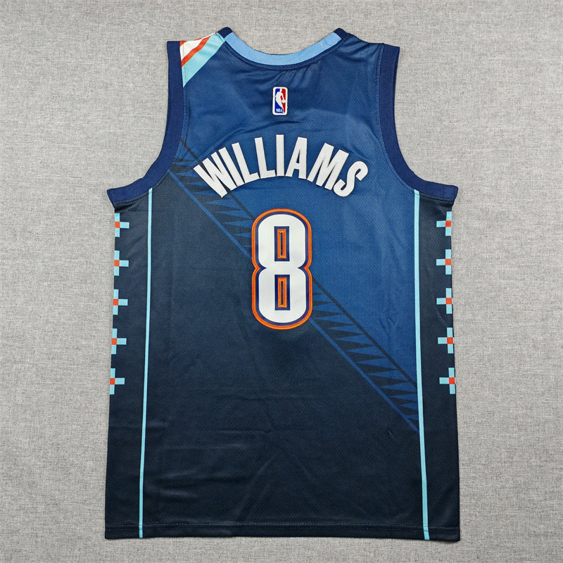 Chet Holmgren Oklahoma City Thunder Men's #7 2025-26 City Edition Swingman Jersey