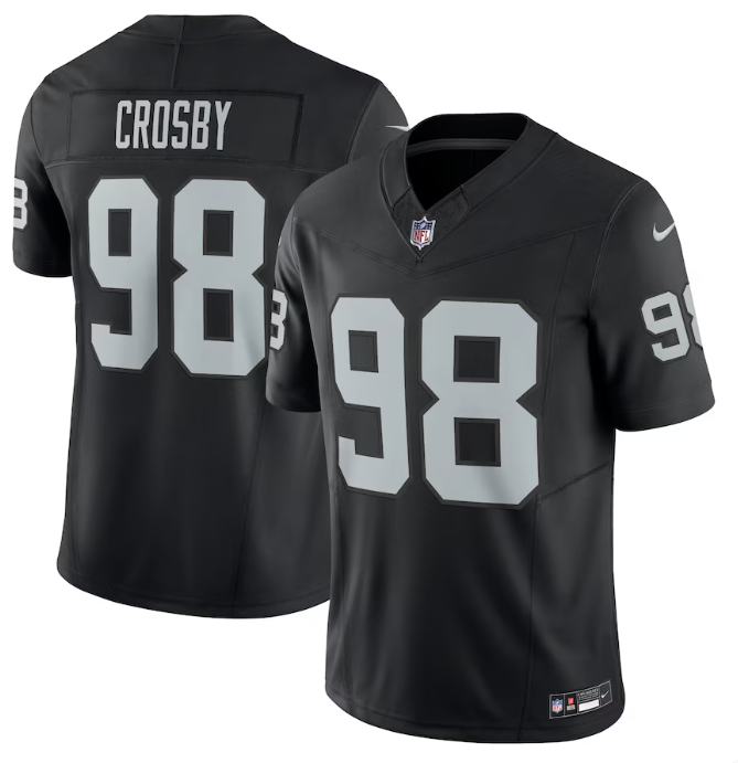 Maxx Crosby Las Vegas Raiders Nike Game Player Jersey - Black