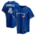 George Springer Toronto Blue Jays #4 Black 2024 City Connect Limited Stitched Jersey