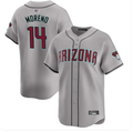 Arizona Diamondbacks #14 Gabriel Moreno Gray Home Limited Player Baseball Jersey