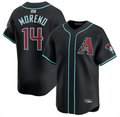Arizona Diamondbacks #14 Gabriel Moreno Black Home Limited Baseball Jersey