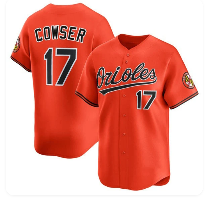 Colton Cowser #17 Baltimore Orioles 2025 Alternate Limited Stitched Jersey – Black