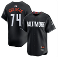 Baltimore Orioles #74 Felix Bautista City Connect Replica Baseball Jersey – Black