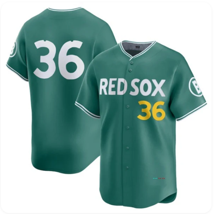 Men's Boston Red Sox Triston Casas #36 Green City Connect Limited Jersey
