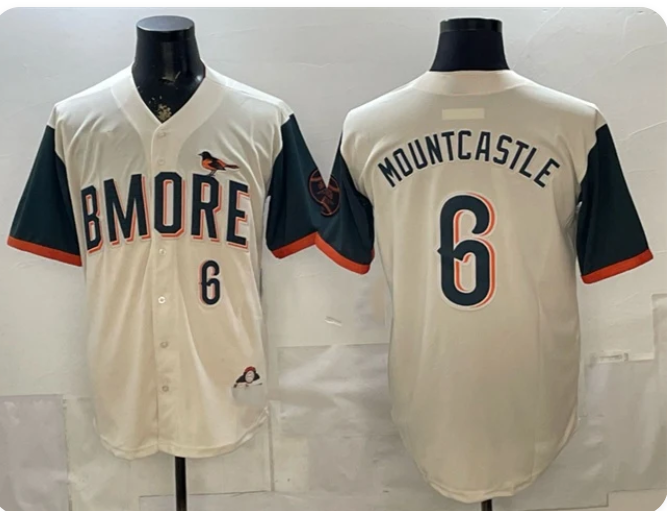 Baltimore Orioles Ryan Mountcastle #6 2026 City Connect Nike Stadium Stitched Jersey – Natural