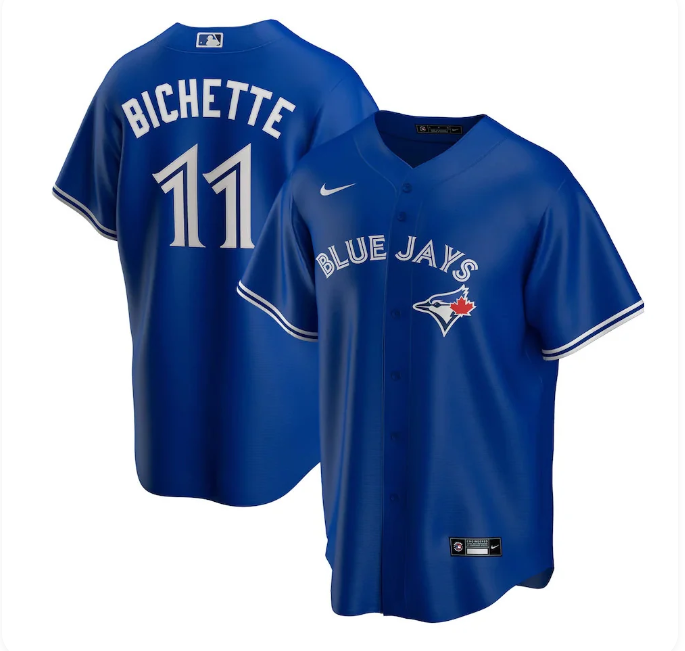 Youth Bo Bichette Toronto Blue Jays #11 Royal Blue Stitched Jersey