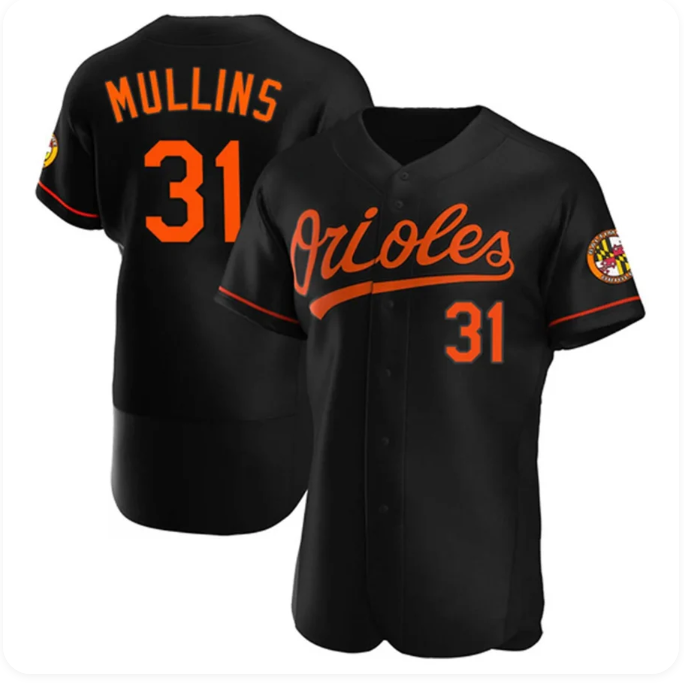 Cedric Mullins #31 Baltimore Orioles Nike Limited Home Game Jersey – Black