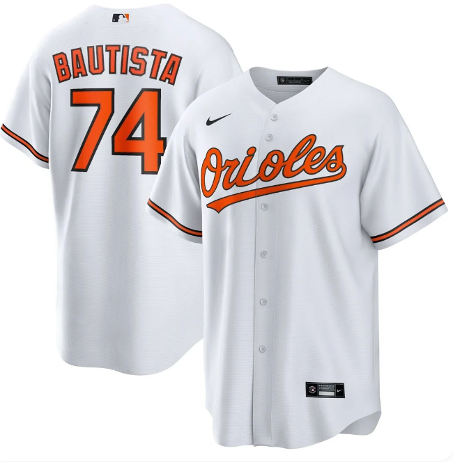 Baltimore Orioles Felix Bautista #74 Nike Replica Player Jersey – White