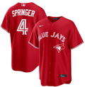 George Springer Toronto Blue Jays Nike Canada Day Replica Jersey – Red