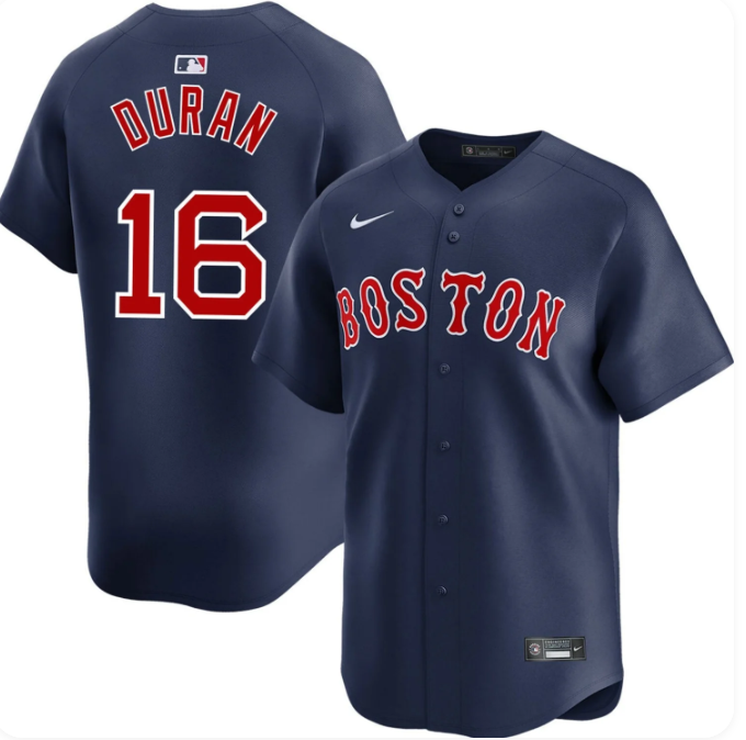 Boston Red Sox Jarren Duran #16 Alternate Limited Jersey – Navy