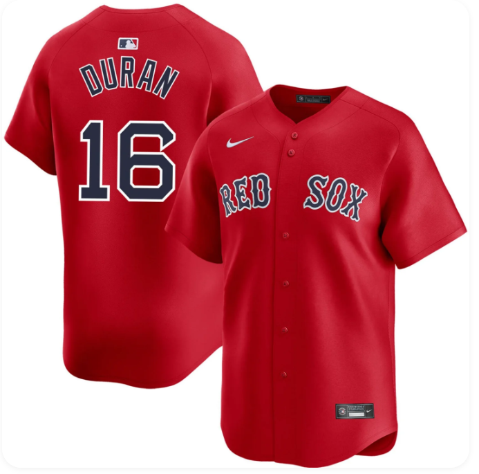 Boston Red Sox Jarren Duran #16 Alternate Limited Jersey – Red