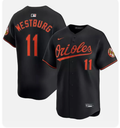 Baltimore Orioles Jordan Westburg #11 Official MLB Nike Jersey – Black