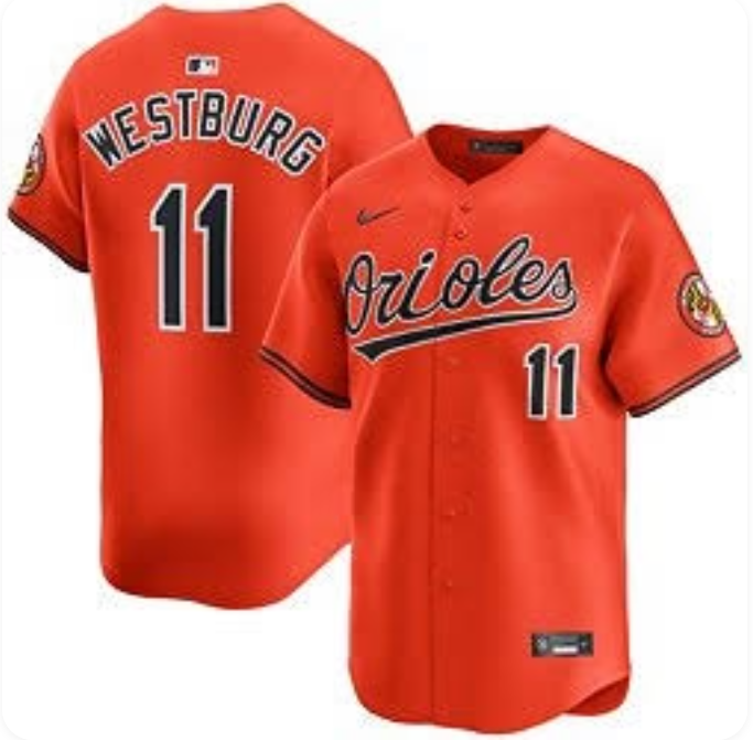 Baltimore Orioles Jordan Westburg #11 Official MLB Nike Jersey – Orange