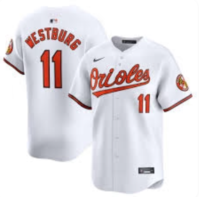 Baltimore Orioles Jordan Westburg #11 Youth Official MLB Nike Jersey – White