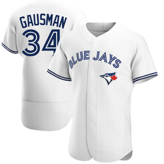 Kevin Gausman Toronto Blue Jays #34 White Home Jersey