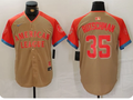 Adley Rutschman #35 Men's American League Majestic 2024 MLB All-Star Game Limited Player Jersey – Cream