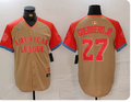 Men's American League Vladimir Guerrero Jr. #44 Cream 2024 MLB All-Star Game Limited Player Jersey