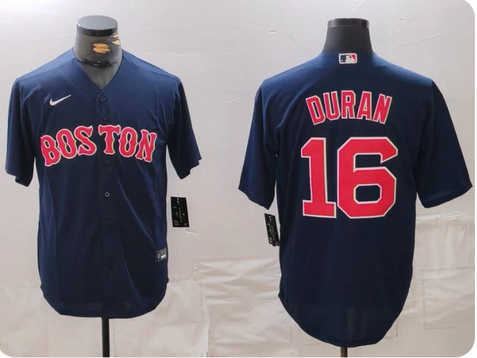 Boston Red Sox Jarren Duran #16 Navy Replica Player Jersey