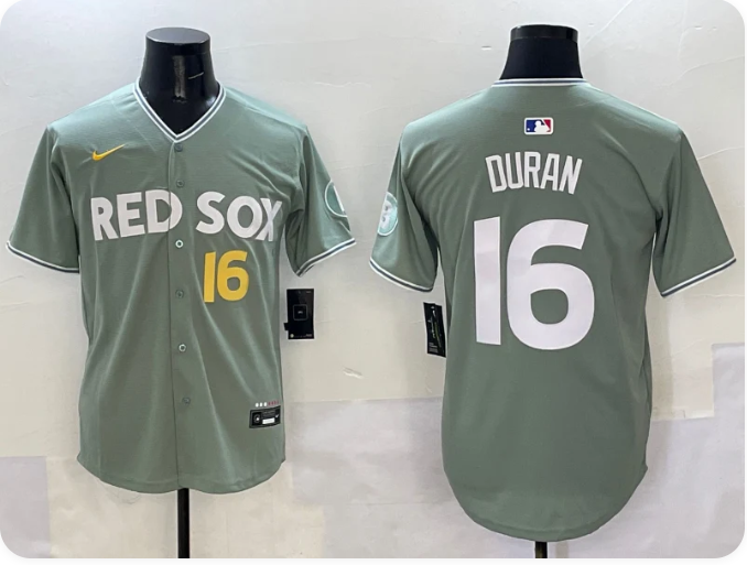 Boston Red Sox Jarren Duran #16 Gray 2025 City Connect Limited Player Jersey
