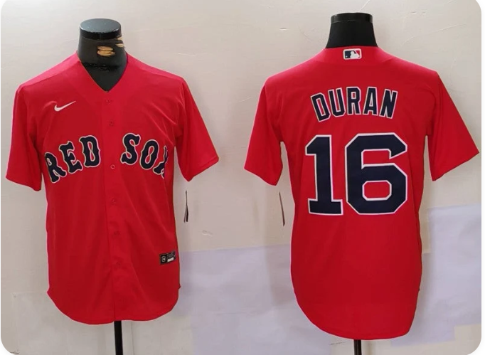 Boston Red Sox Jarren Duran #16 Red Replica Player Jersey