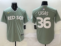 Men's Boston Red Sox Triston Casas #36 Gray 2025 City Connect Limited Player Jersey