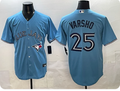 Men's Toronto Blue Jays Daulton Varsho #25 Powder Blue Replica Jersey