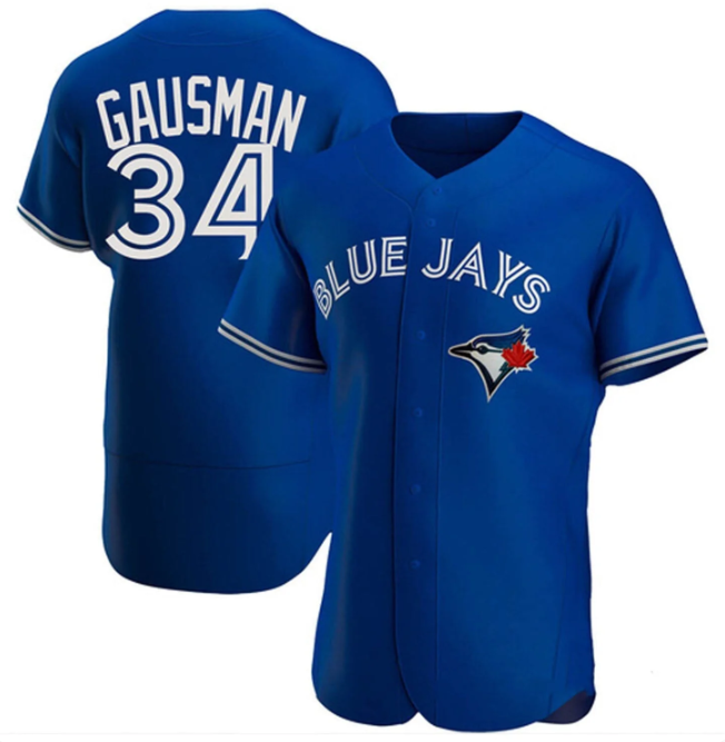 Men's Toronto Blue Jays Kevin Gausman #34 Rush Blue Jersey