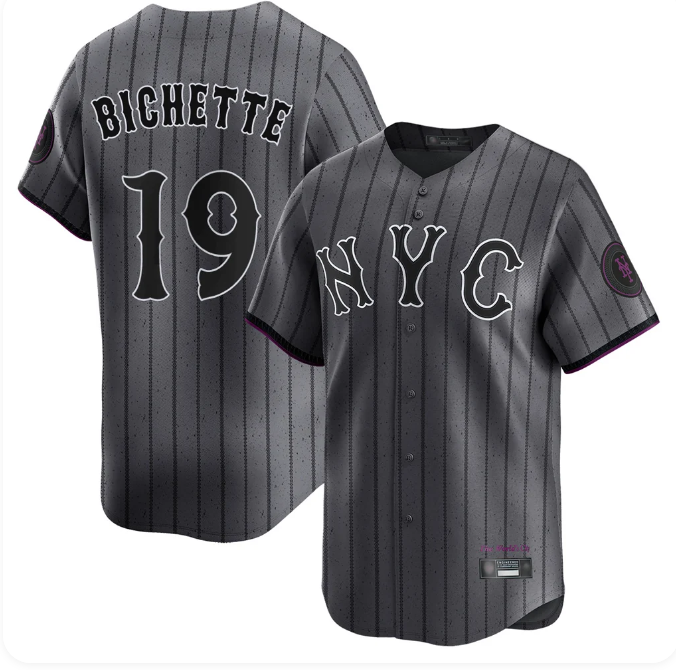 Men's Bo Bichette Gray City Connect Limited Stitched Jersey