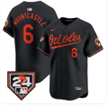 Baltimore Orioles Ryan Mountcastle #6 2024 Spring Training Patch Jersey – Black