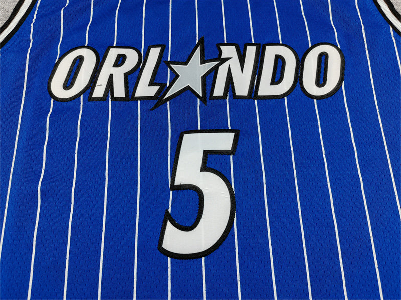 Men's Orlando Magic #5 Paolo Banchero Nike Icon Edition Blue Swingman Jersey