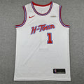 Men's Houston Rockets #1 Jalen Green White 2025/26 City Edition Swingman Jersey