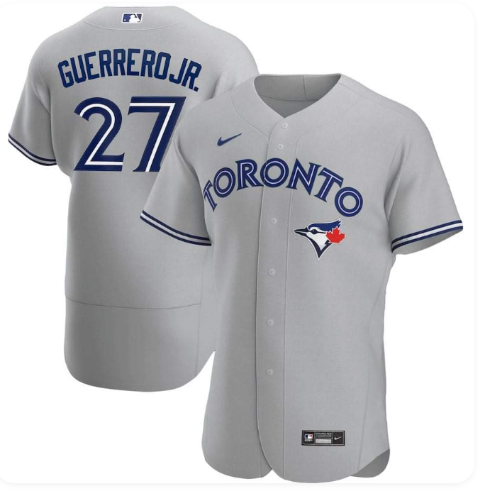 Men's Toronto Blue Jays Vladimir Guerrero Jr. #44 Majestic Sewn Jersey