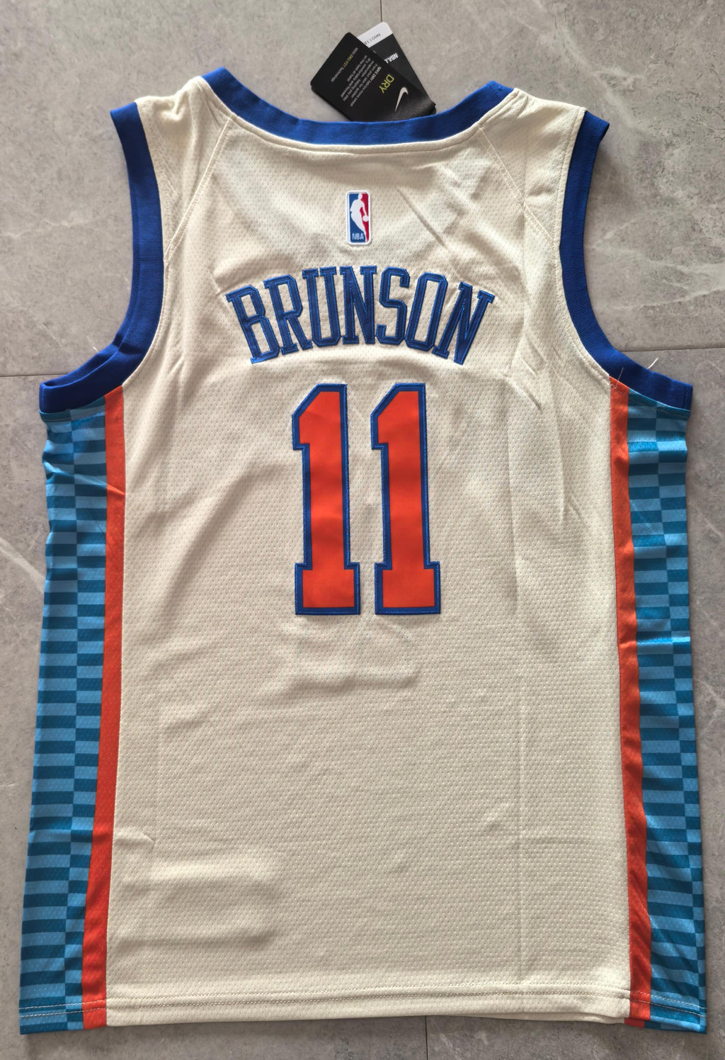 Men's New York Knicks #11 Jalen Brunson Cream 2025/26 Swingman Jersey - City Edition