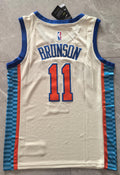 Men's New York Knicks #11 Jalen Brunson Cream 2025/26 Swingman Jersey - City Edition